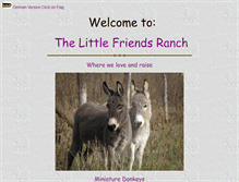 Tablet Screenshot of littlefriendsranch.com